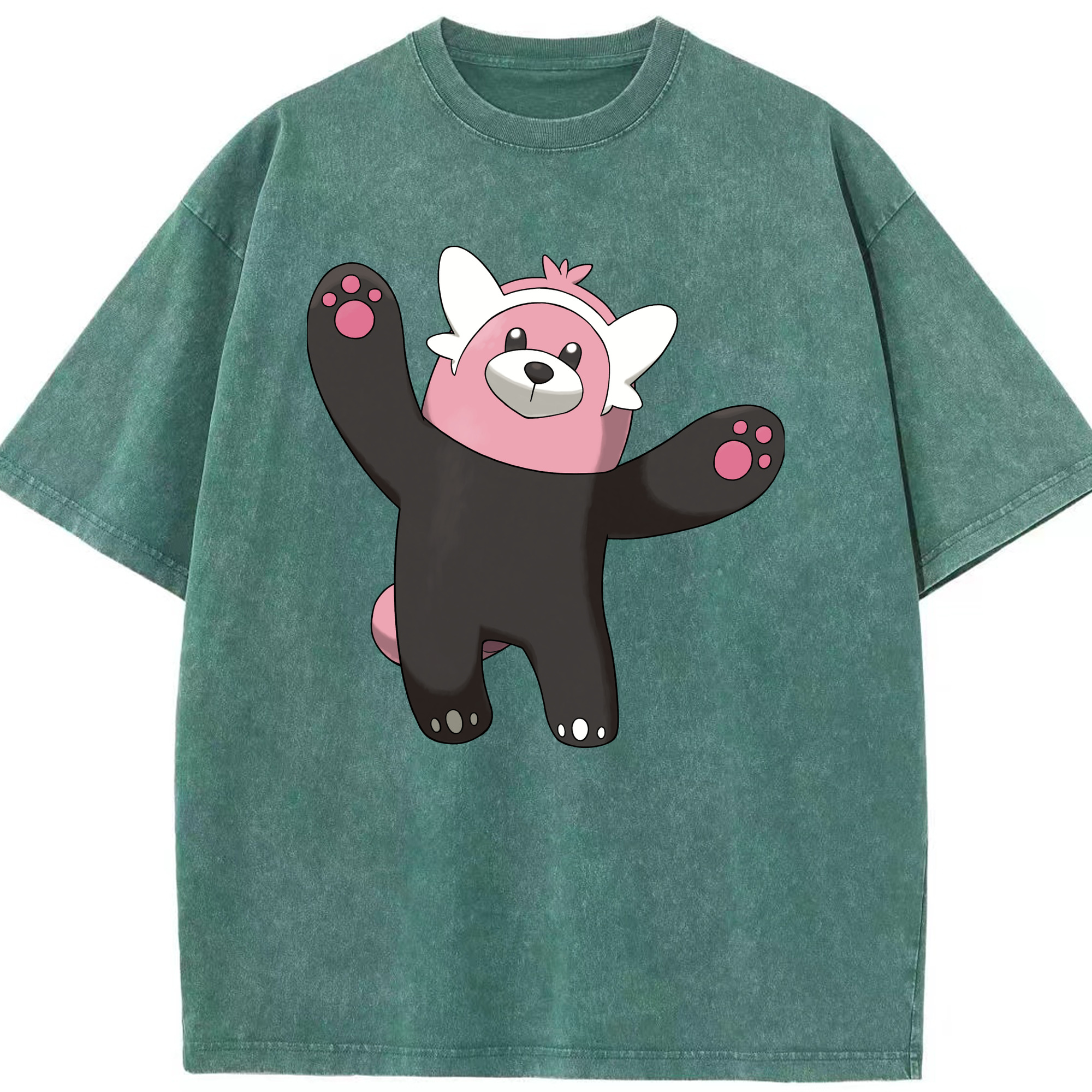 ポケットモンスター Pokémon 綿100% ヴィンテージ風 半袖Tシャツ（フロントプリント）